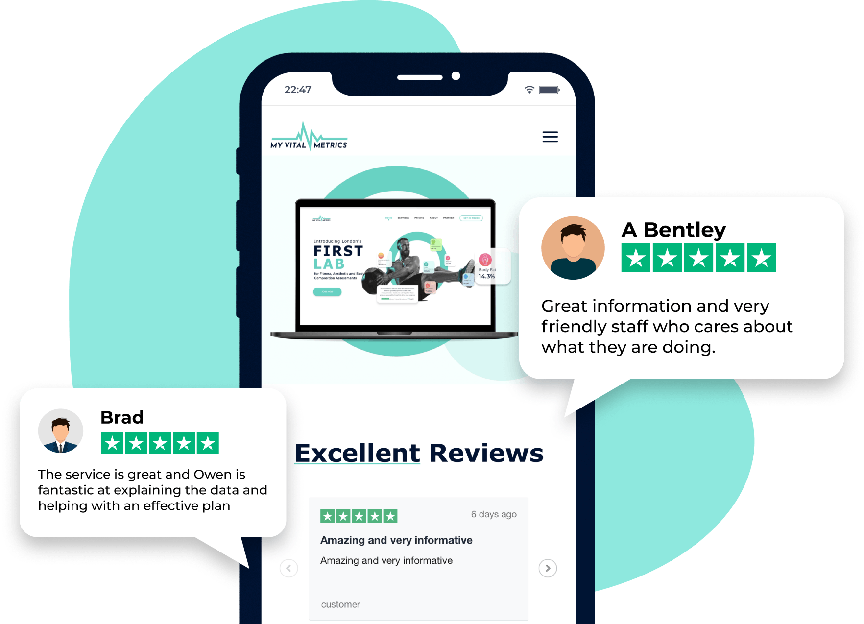 My Vital Metrics – Website Transformation & Performance Optimization